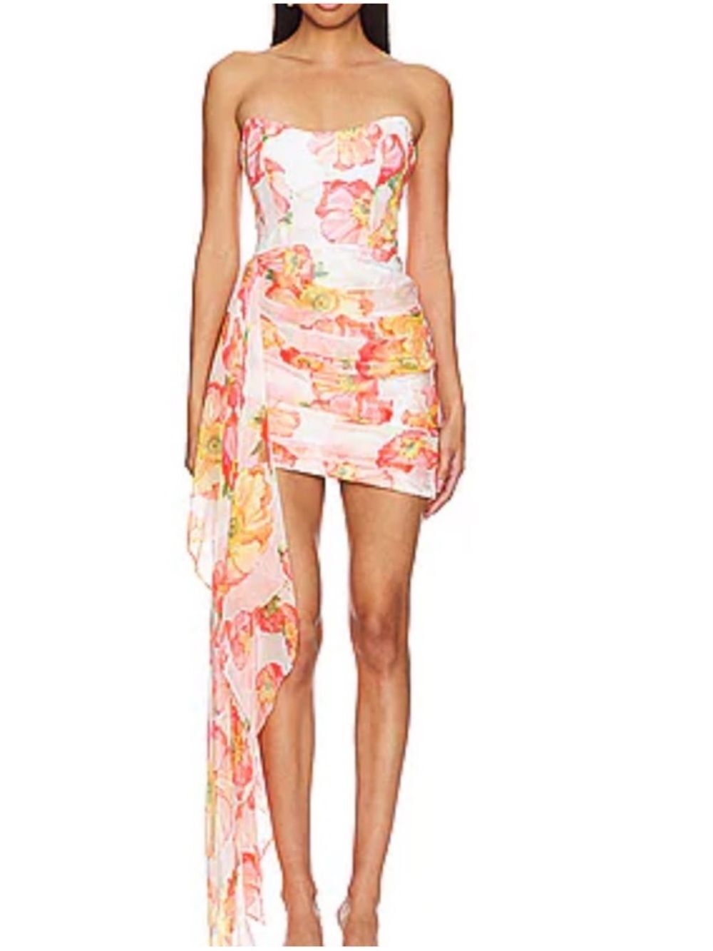 Katie May Chasing Dawn Dress in Apricot Poppy